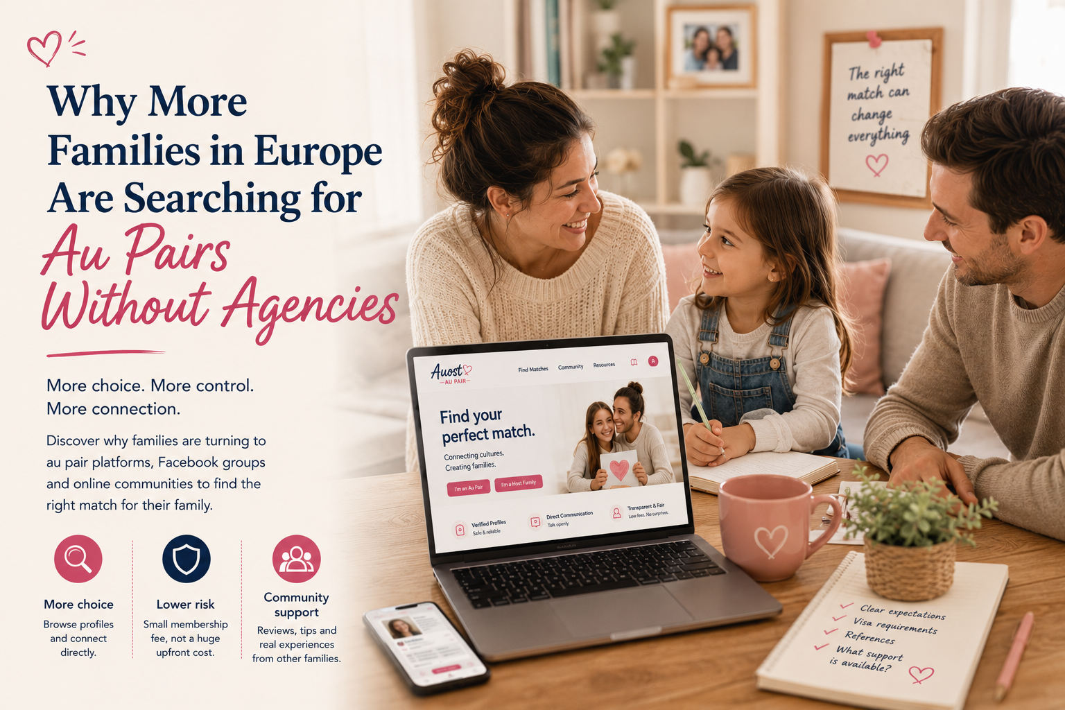 Warum suchen immer mehr Familien ohne Agentur nach Au-pairs?